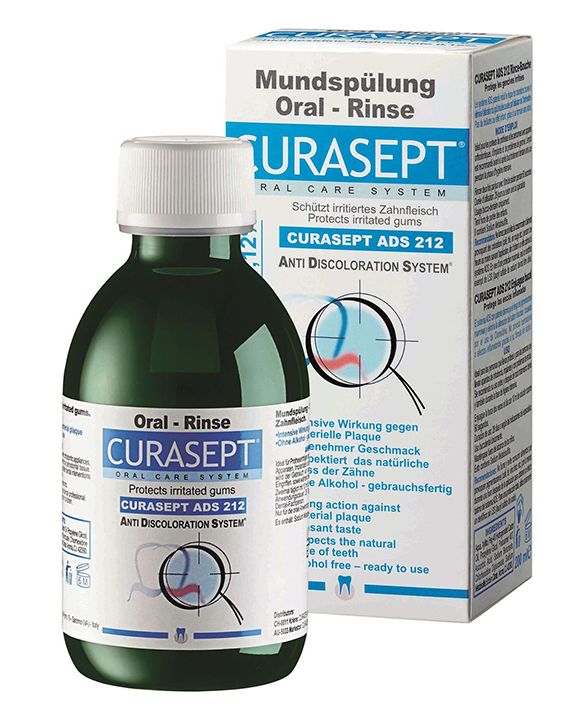 Curasept ads212 chlorhexidine 0.12- digluconate colutor fl*200ml