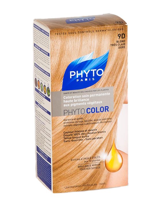 Phytocolor 9d very light golden blond