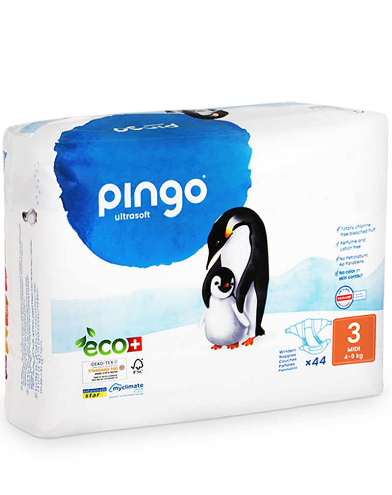 Pingo Ultrasoft Nappies 3 Midi (4-9kg) * 44 Copë