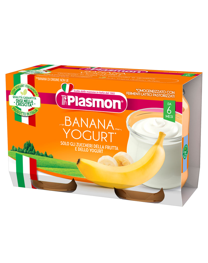 Plasmon Banana & Yogurt Jar 6 Months + * 3