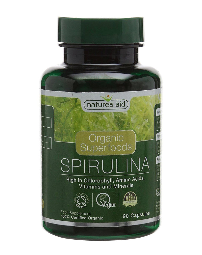 Natures Aid Organic Spirulina * 90