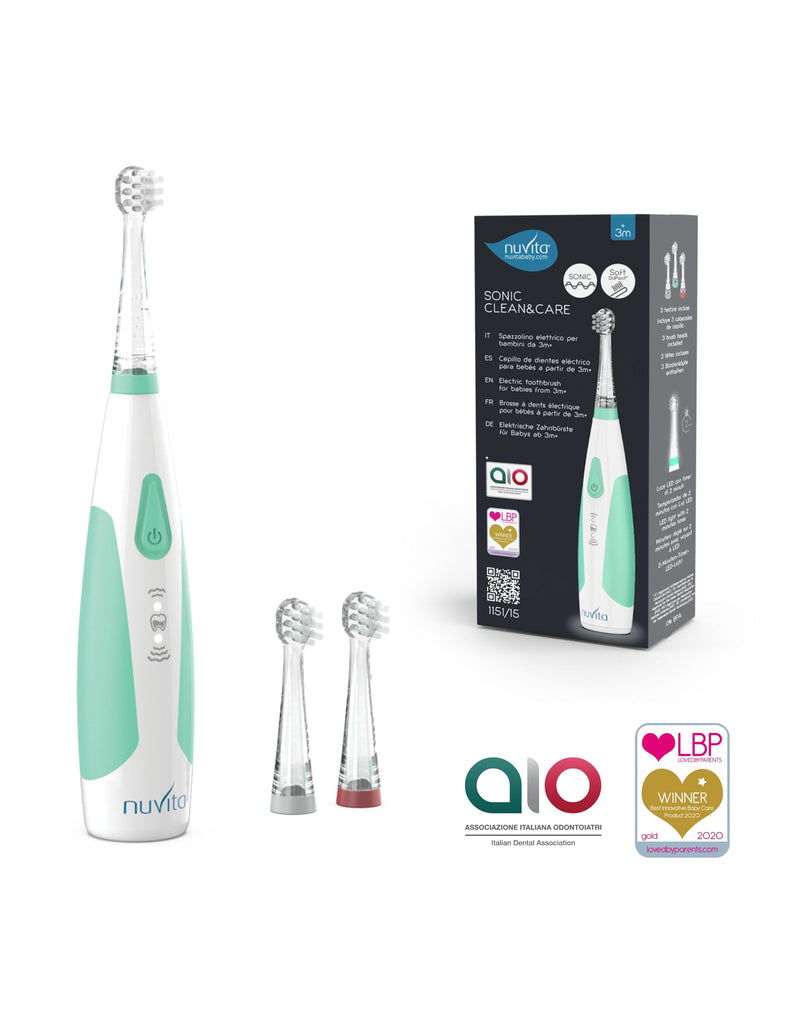 Nuvita Electric Toothbrush For Babies and Kids - Sonic Clean & Care