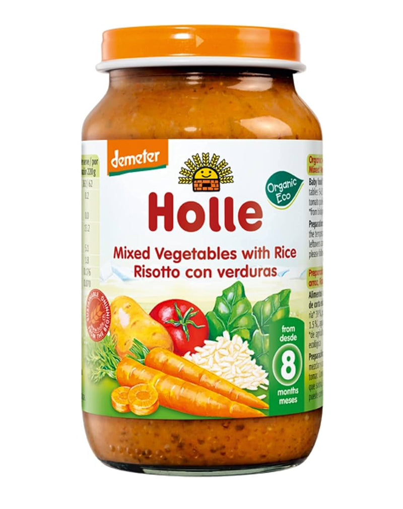 Holle Bio Organic Mixed Vegetables with Rice * 220 G