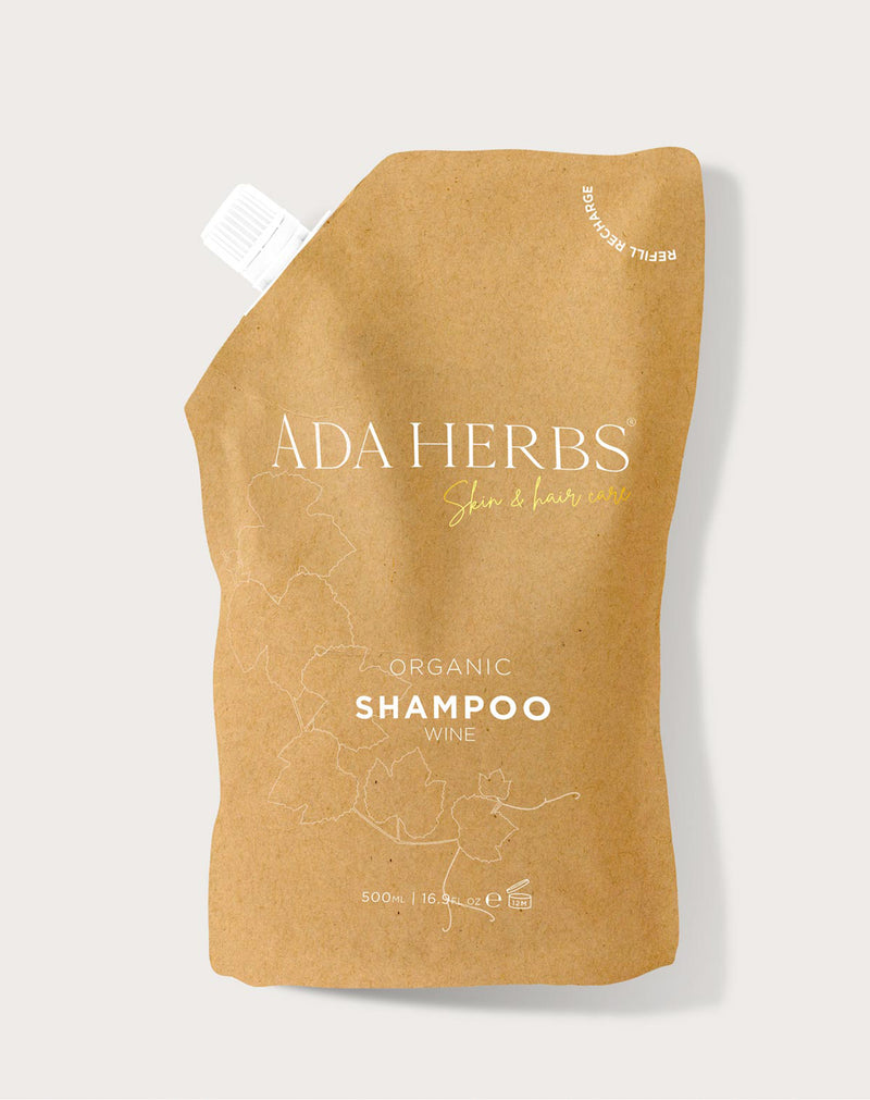 Ada Herbs Organic Shampo Wine Refill * 500 ML