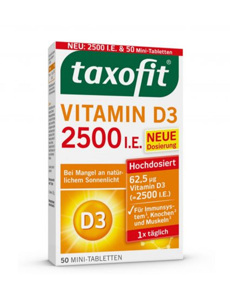 Taxofit Vitamin D3 2500 UI * 50