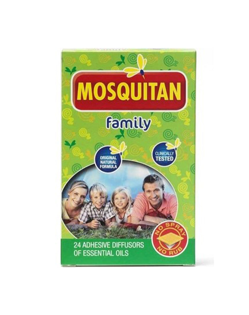 Mosquitan Family 24 Adhesive Diffusors Of Essential Oils