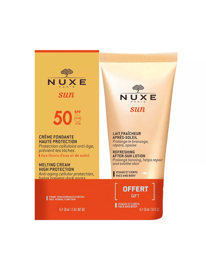 Nuxe Kit Sun Melting Face Cream + Lait Apres Soleil