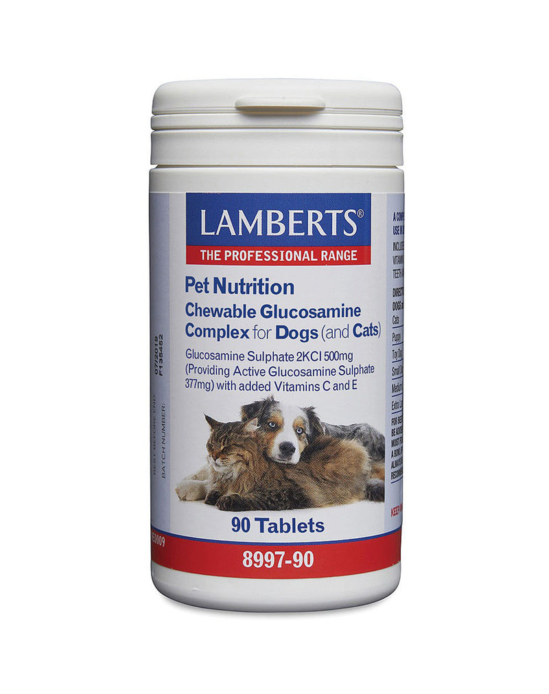 Lamberts Chewable Glucosamine Complex for Dogs (& Cats) * 90