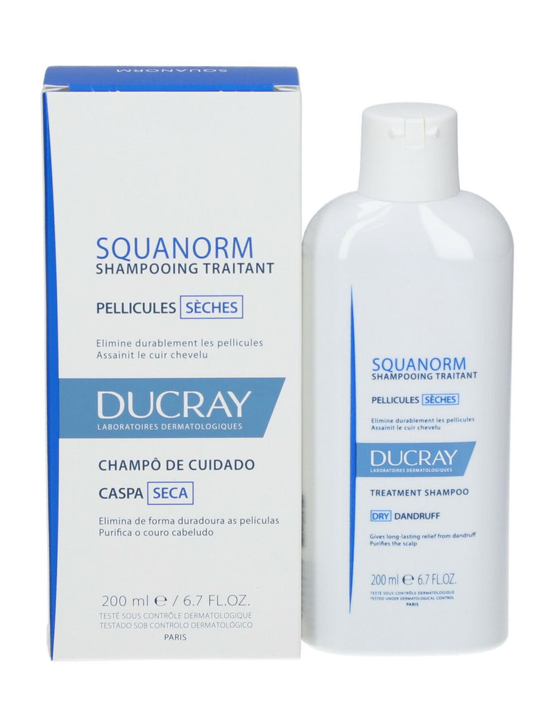 Ducray Squanorm Shampooing Traitant Pelliculles Secches * 200 ML