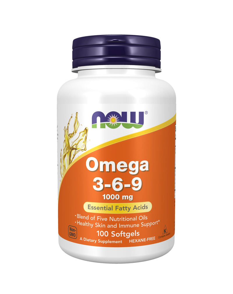 NOW Omega 3-6-9 1000 mg * 100 Softgels