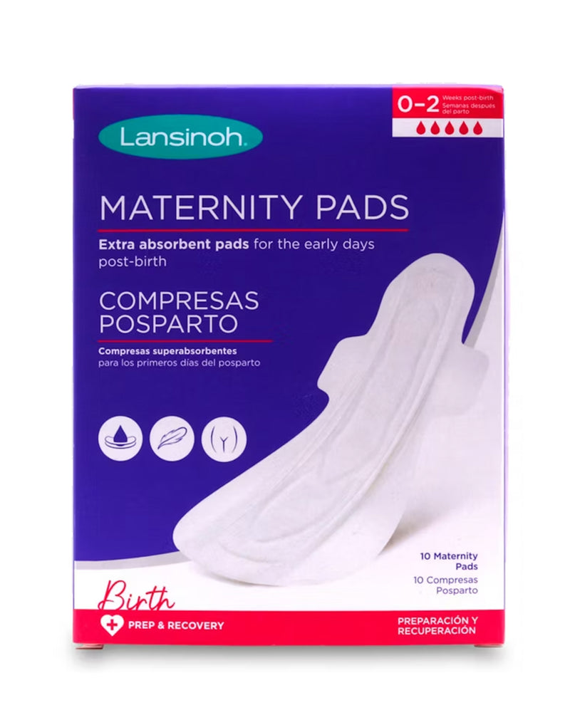 Lansinoh Extra Absorbent Maternity Pads: 0-2 Weeks Post-Birth * 10