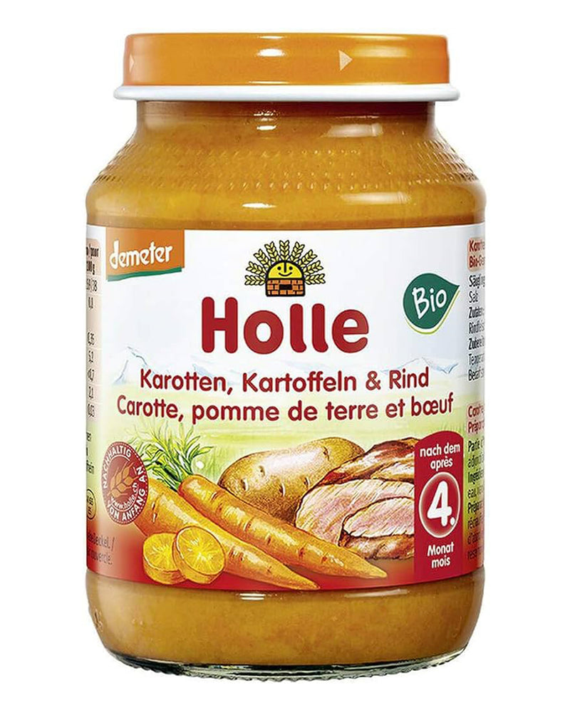 Holle Bio Orhanic Karotte, Kartoffel & Rind * 190 G