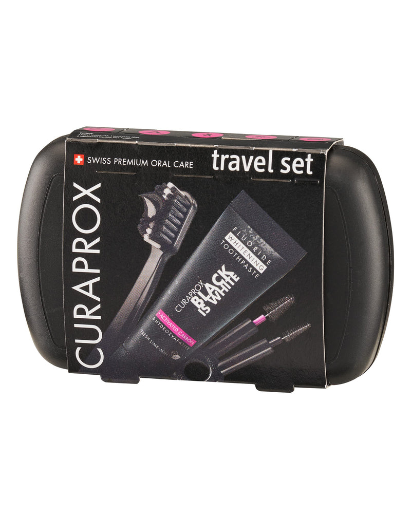 Curaprox Travel Set Black Is White