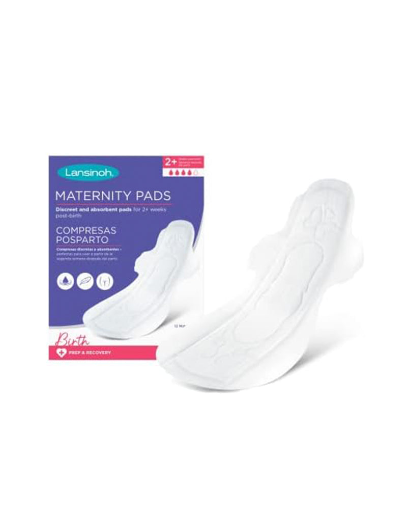 Lansinoh Discreet & Absorbent Maternity Pads: 2+ Weeks Post-Birth * 12