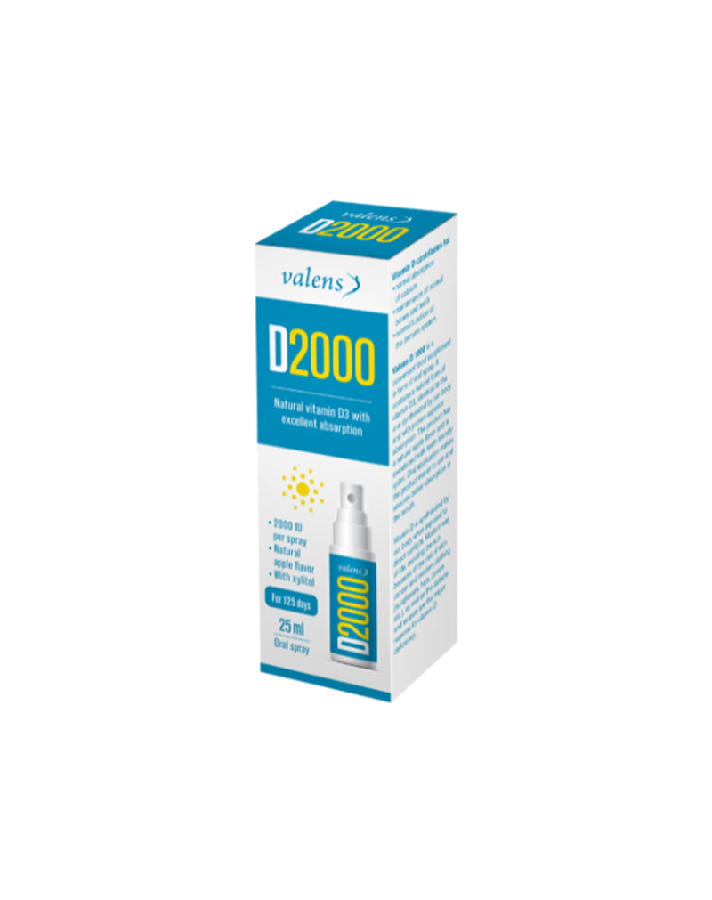 Valens Vitamin D3 2000 UI Spray * 25 ML