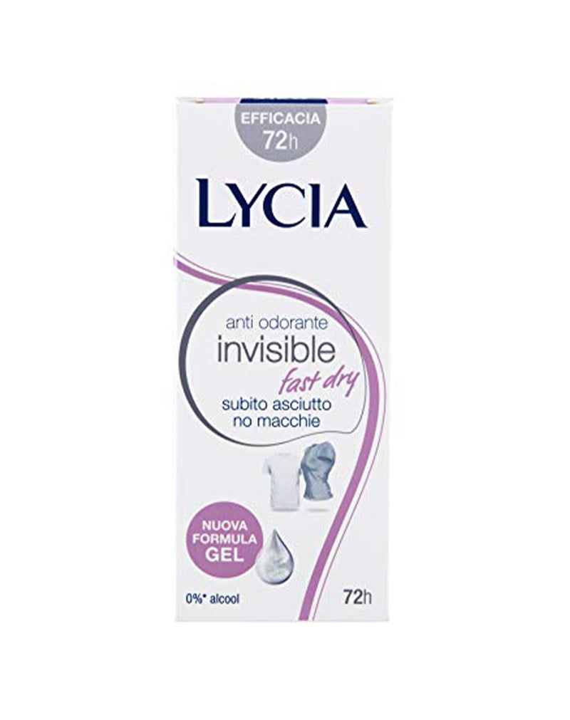 Lycia Deodorante Crema Invisible 72H * 30 ML