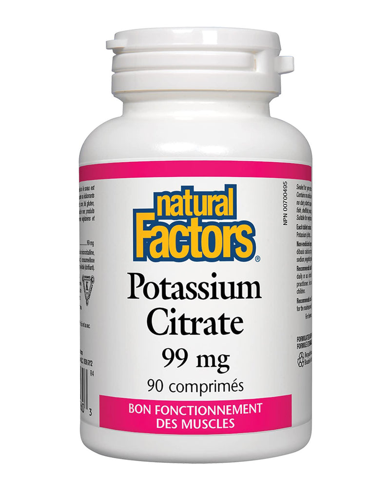 Natural Factors Potassium Citrate 99 Mg * 90