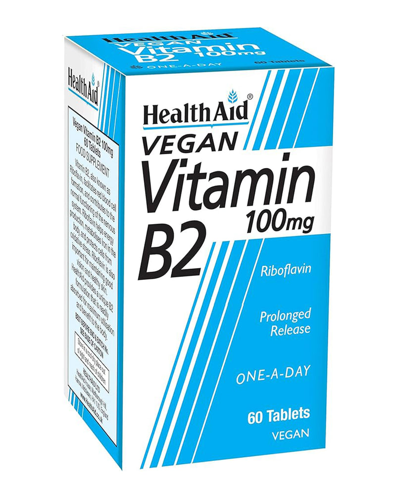 HealthAid Vitamin B2 (Riboflavin) 100 MG * 60