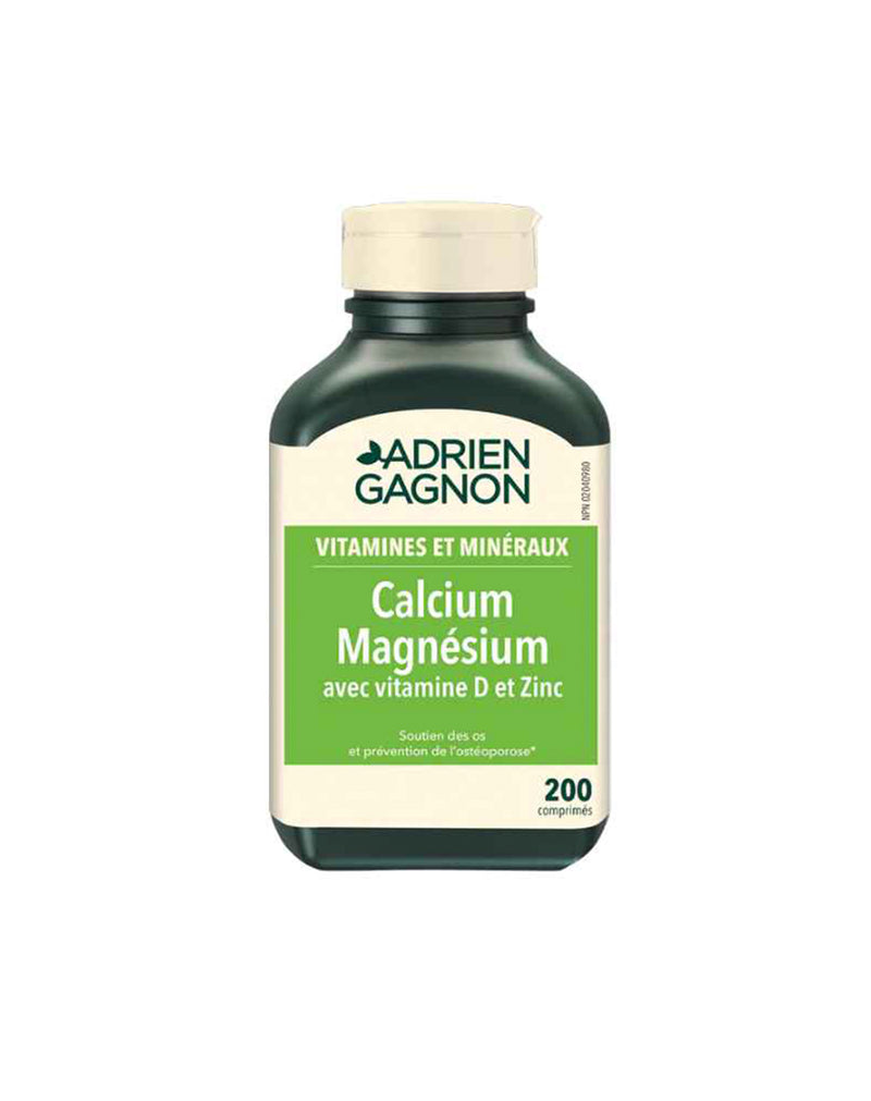 Adrien Gagnon Calcium Magnesium + Vitamin D3 And Zinc * 200