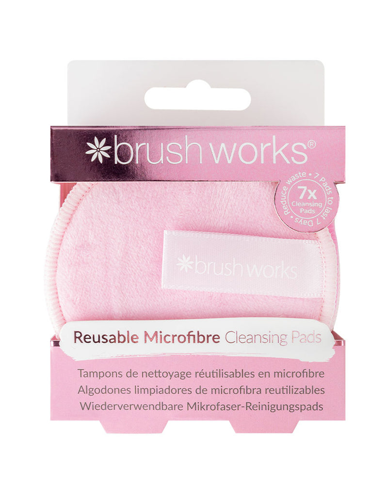 Brushworks Reusable Microfibre Cleansing Pads * 7