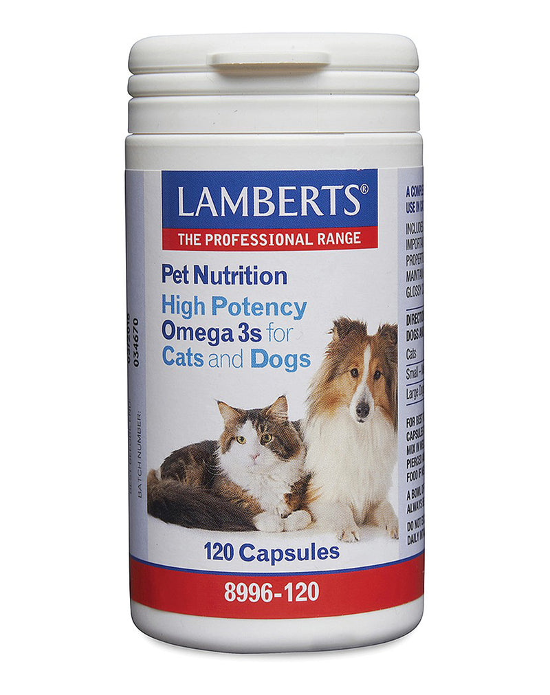 Lamberts High Potency Omega 3s For Cats And Dogs * 120