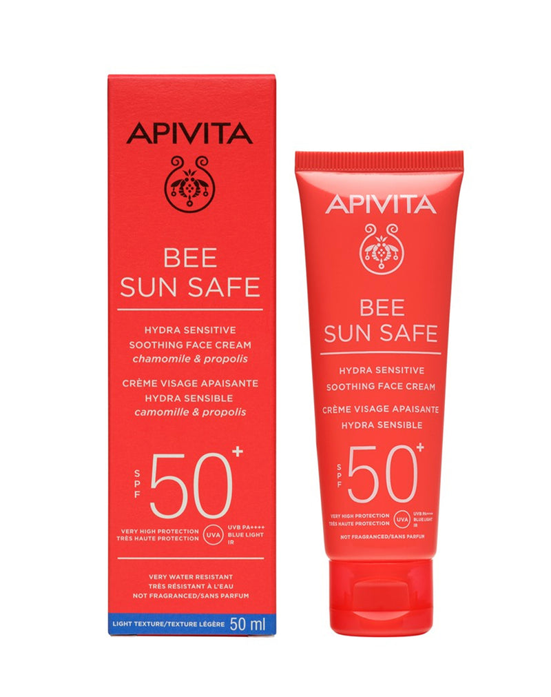 Apivita Bee Sun Safe Hydra Sensitive Soothing Cream SPF 50 * 50 ML