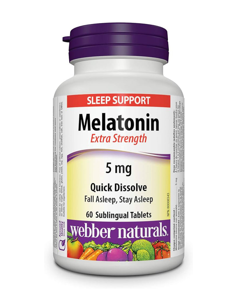 Webber Naturals Melatonin 5 Mg * 60