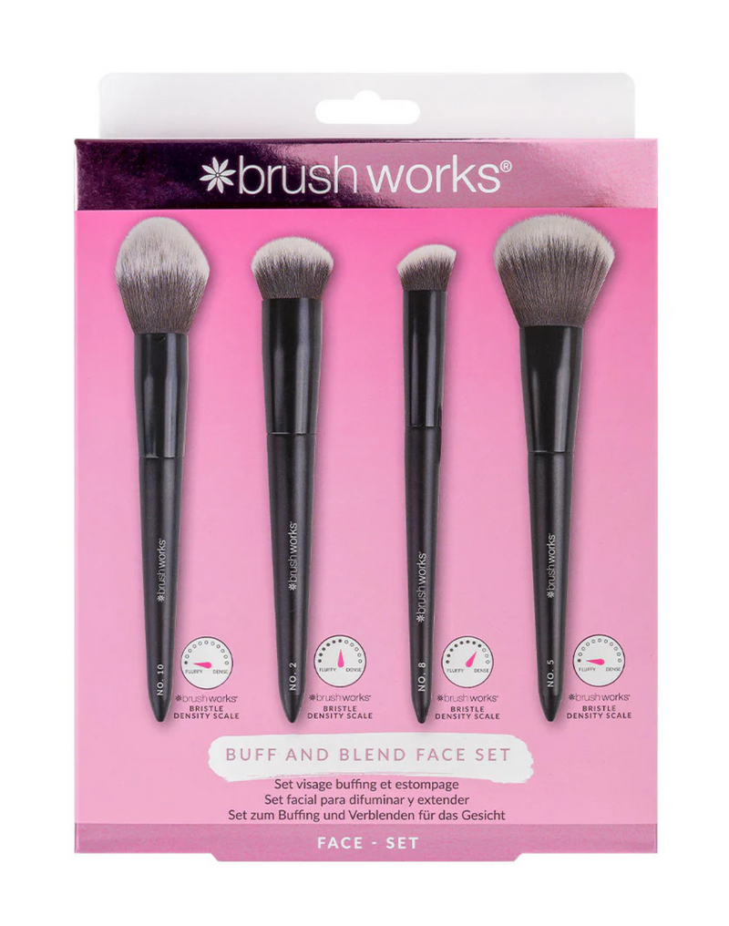 Brushworks Buff And Blend Face Set