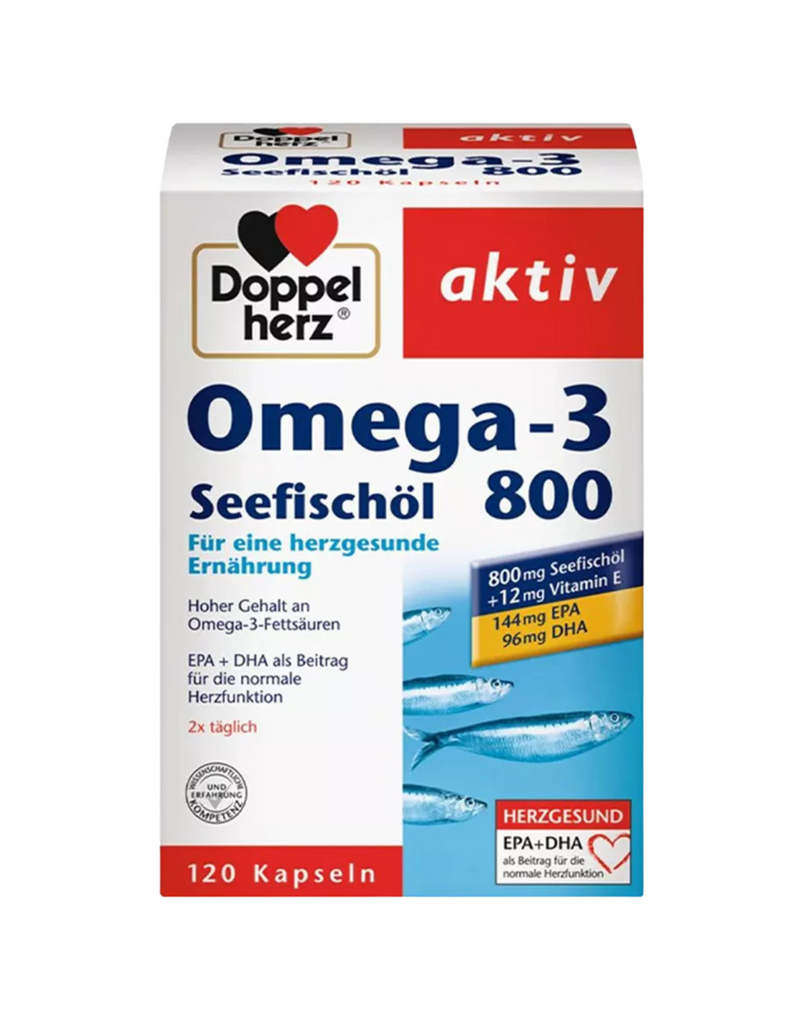 DoppelHerz Omega 3 Sea Fish Oil 800 * 120