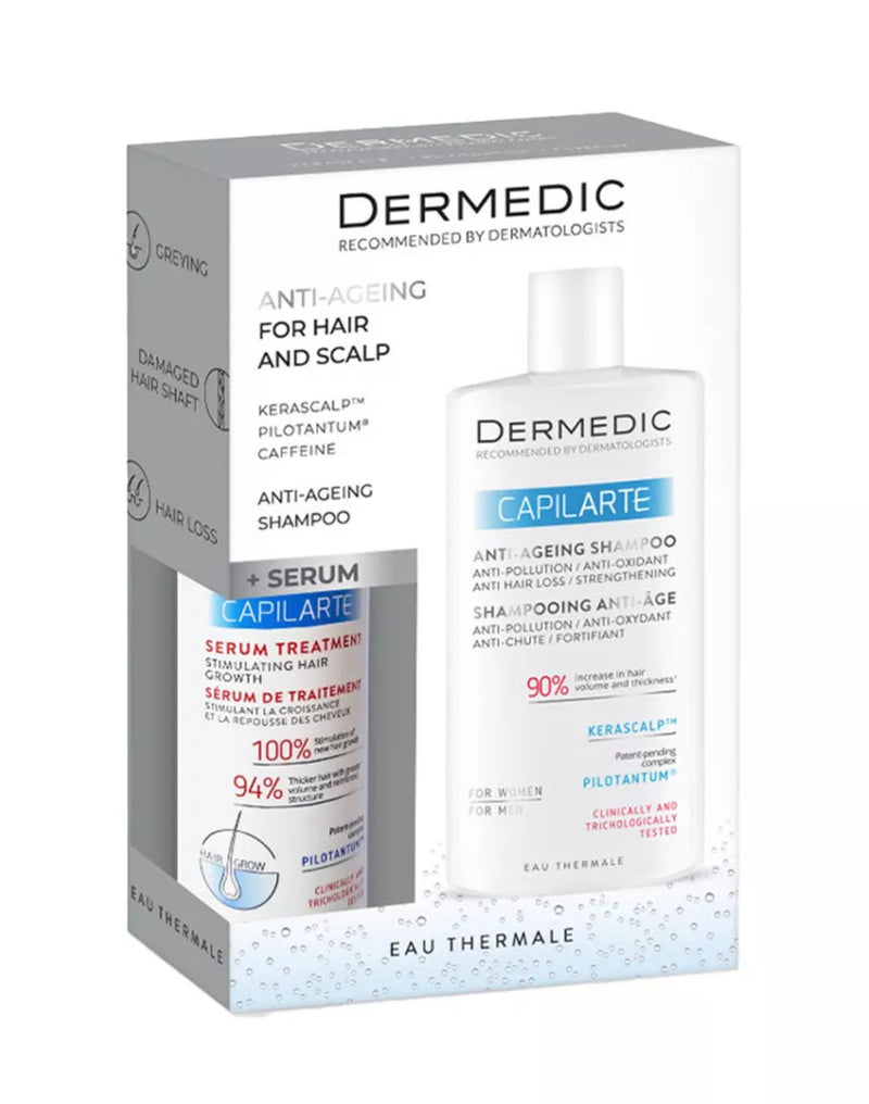 Dermedic Set Capilarte Serum Treatment 150ml+Capilarte Anti-Ageing Shampoo 30ml