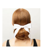 Brushworks Satin Hair Bow Duo – Black & White