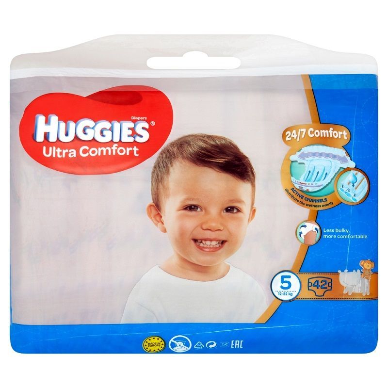 Huggies Ultra Comfort 5 Junior Diapers * 42
