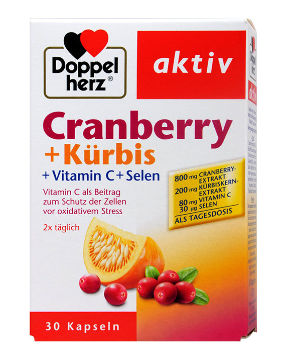 DoppelHerz Cranberry Kürbis * 30