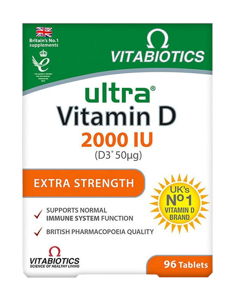 Vitabiotics Ultra Vitamin D3 2000 IU * 96