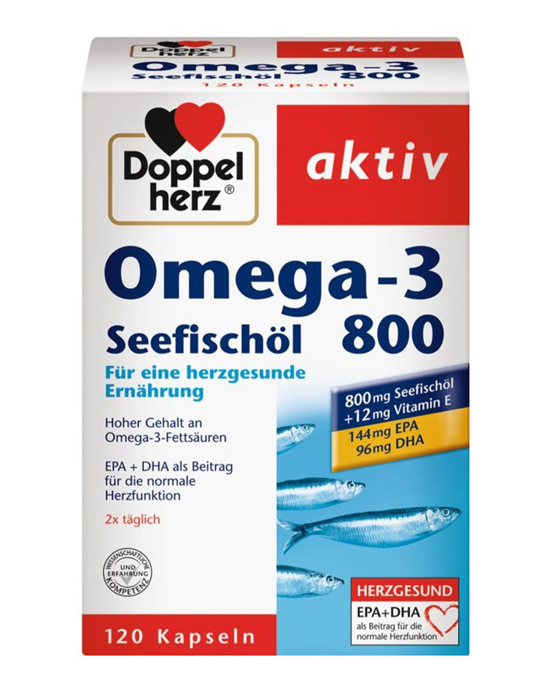 DoppelHerz Omega 3 Sea Fish Oil 800 * 120
