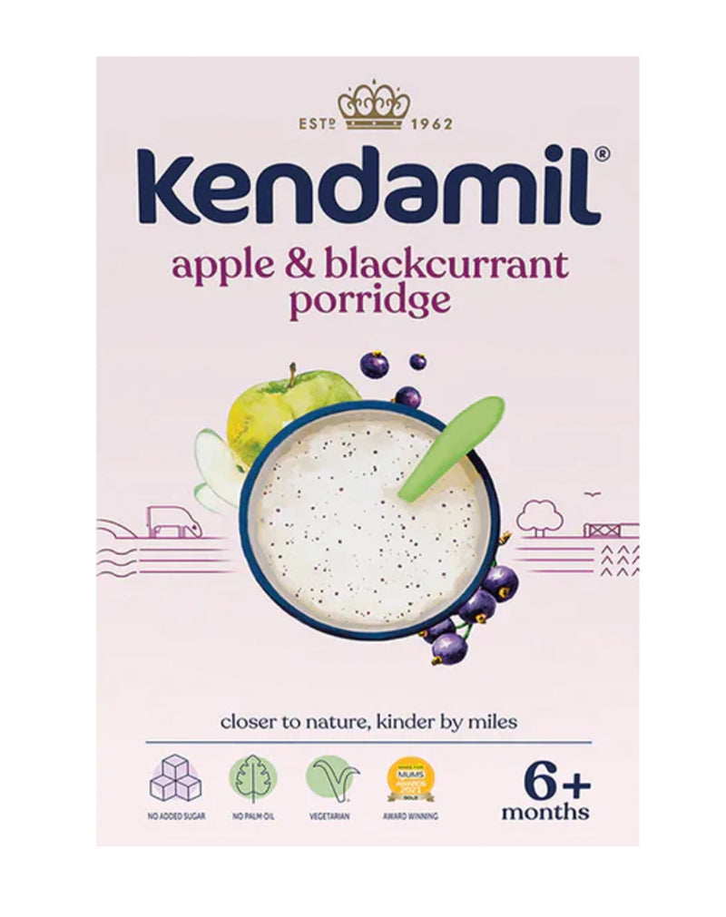 Kendamil Apple and Blackcurrant Porridge 6 Months + * 150 G