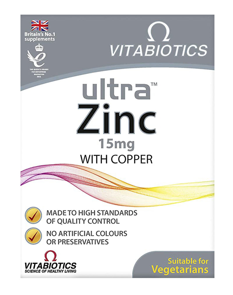 Vitabiotics Ultra Zinc 15Mg With Copper * 60