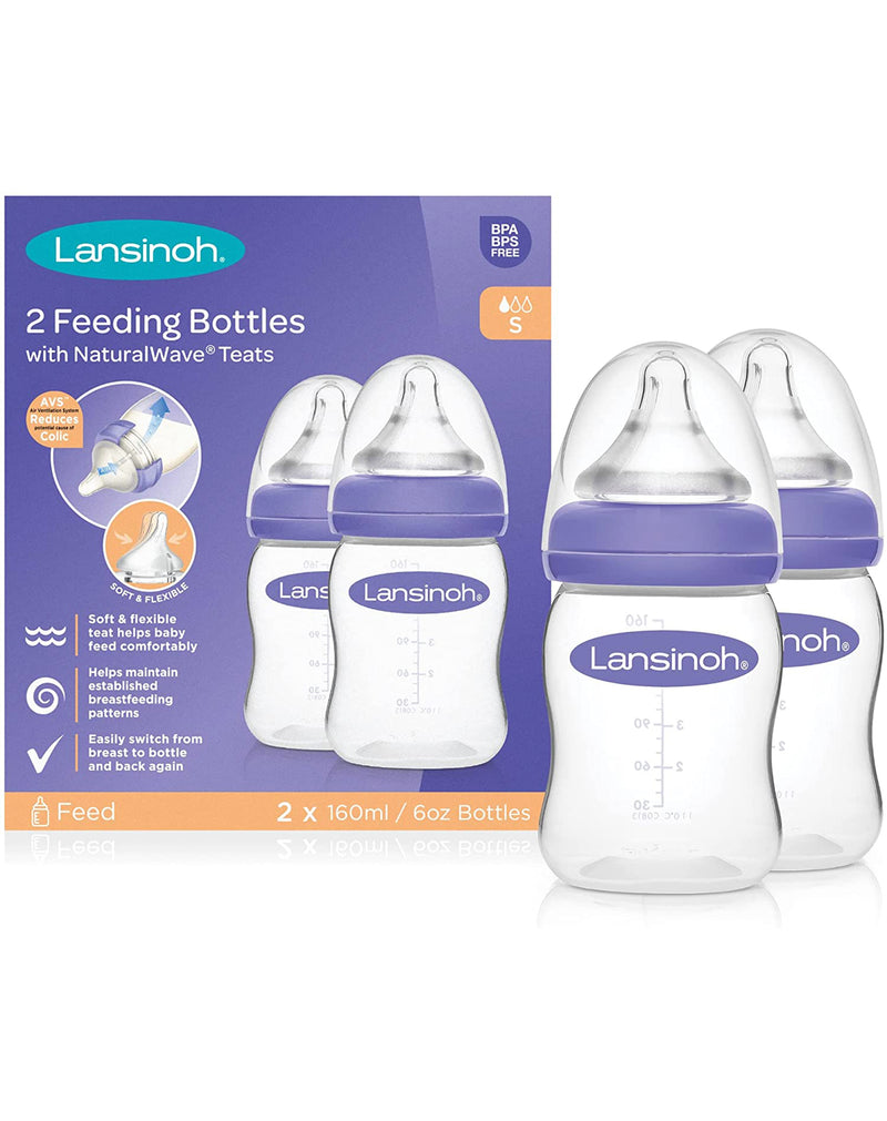 Lansinoh Pack of Feeding Bottles 160 ML * 2