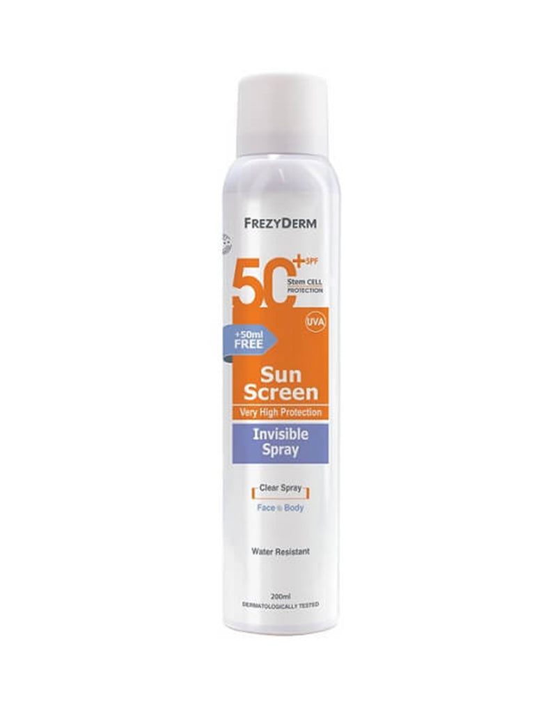 Frezyderm Sunscreen SPF 50+ Invisible Spray * 200 ML