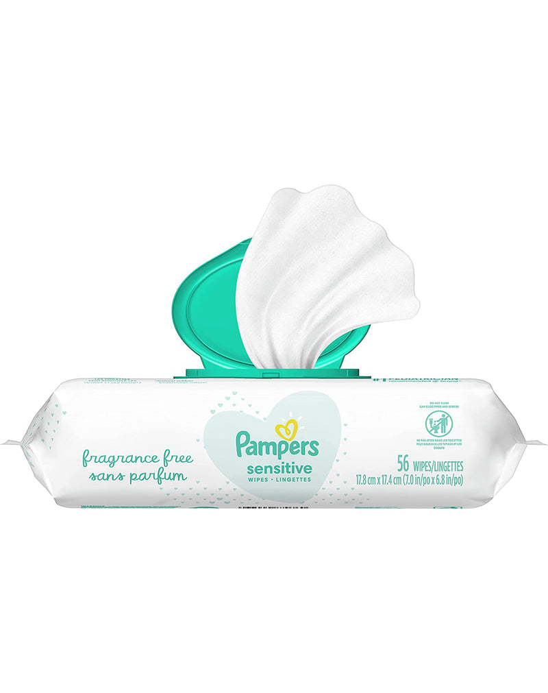 Pampers Sensitive Baby Wipes * 56