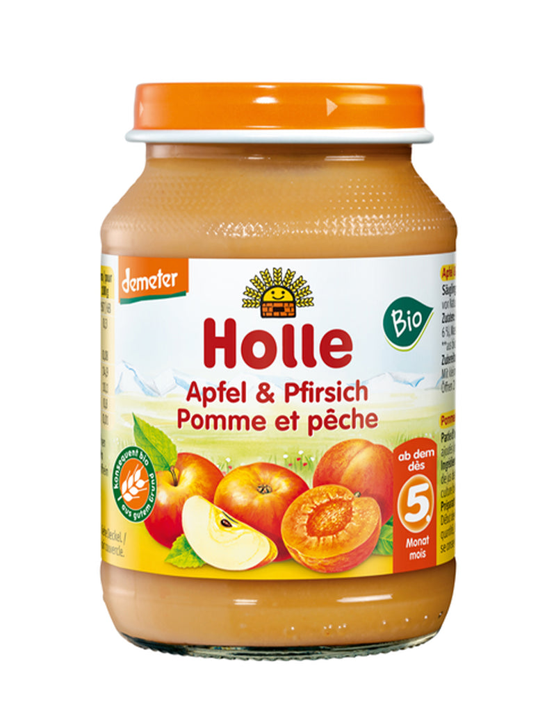 Holle Apfel & Pfirsich 5 Months + * 190 G