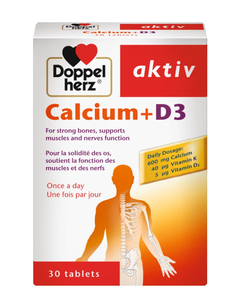 DoppelHerz Calcium Vitamin D3 * 30