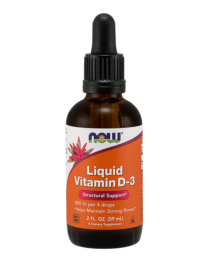 Now Vitamin D3 400 UI Liquid * 59 ML