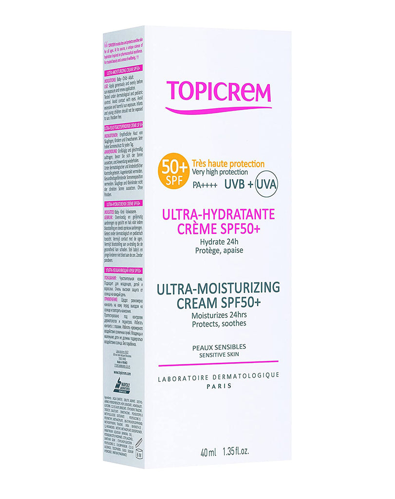 Topicrem Spf Topicrem Ultra-Hydratante Creme SPF 50+ * 40 ML – Pharmawest
