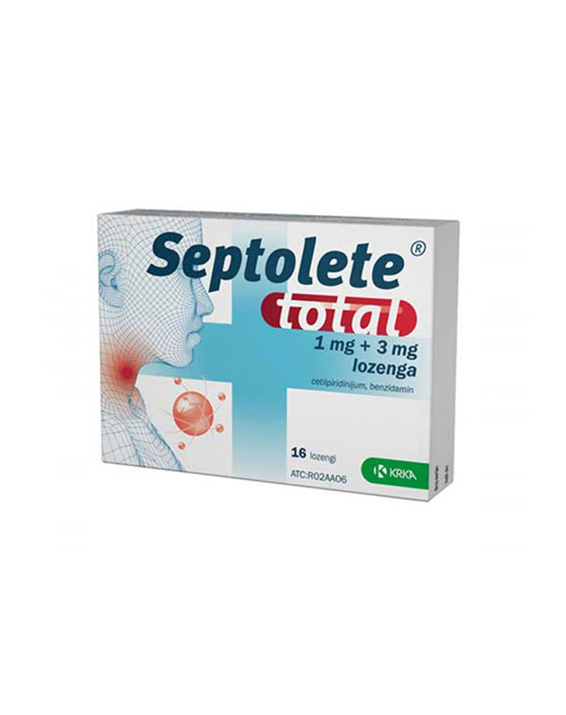 Septolete Total 3 MG/ 1 MG * 16 – Pharmawest