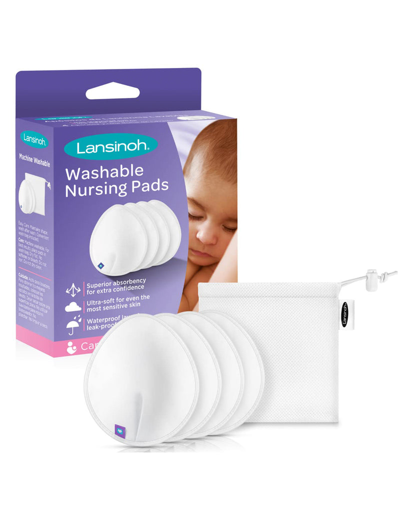 Lansinoh Washable Nursing Pads * 4