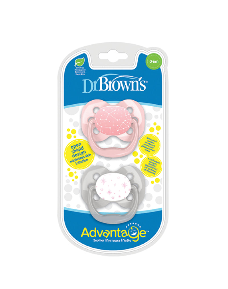 Dr. Brown's Advantage Silicone Pacifiers * 2