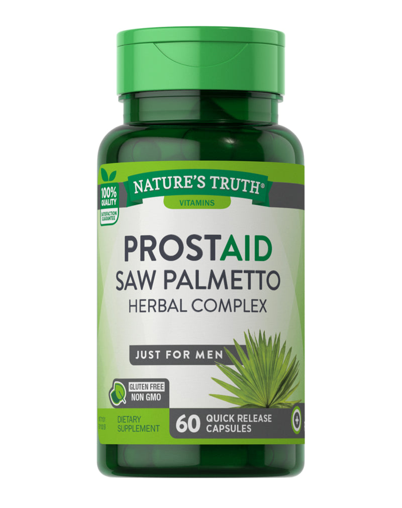 Natures Truth Prostaid Saw Palmetto Herbal Complex*60