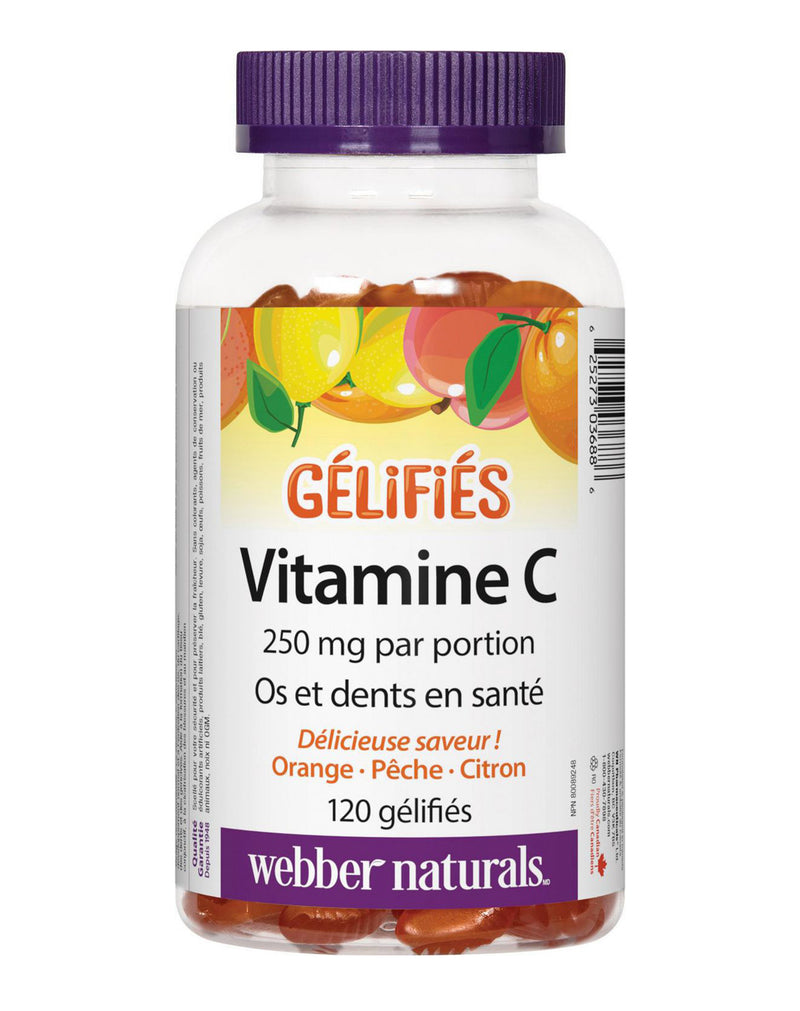 Webber Naturals Gelifies Vitamine C 250 MG * 120