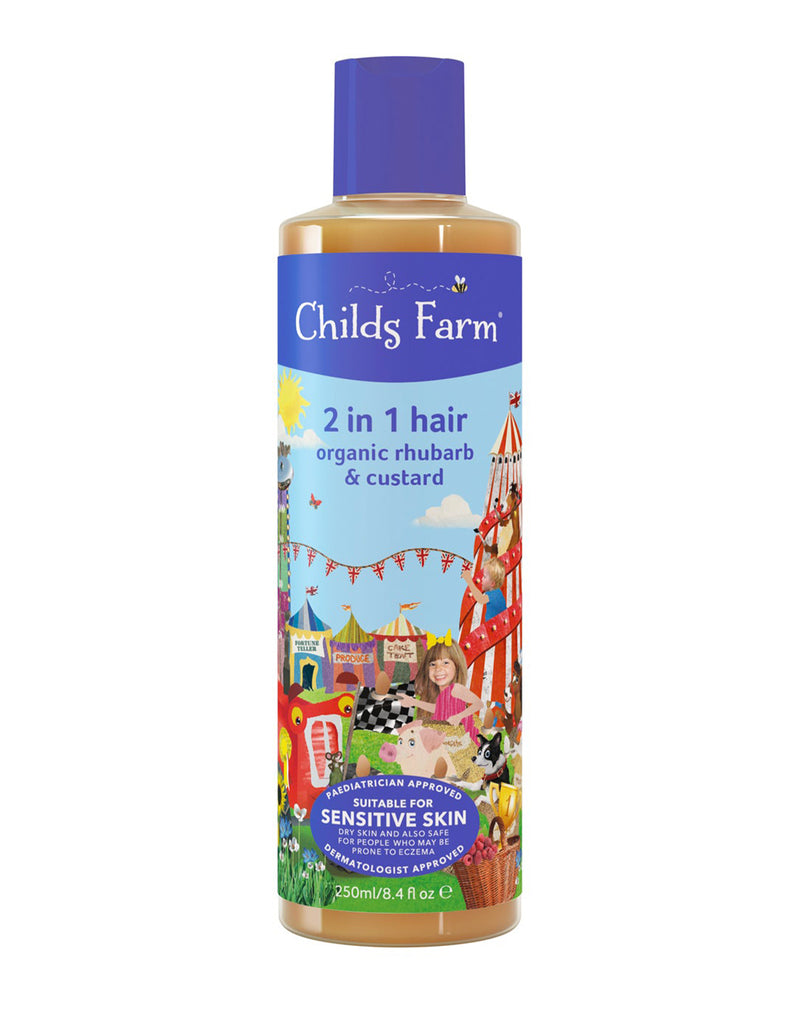 Childs Farm 2 in 1 Shampoo & Conditioner Organic Rhubarb & Custard* 250 ML